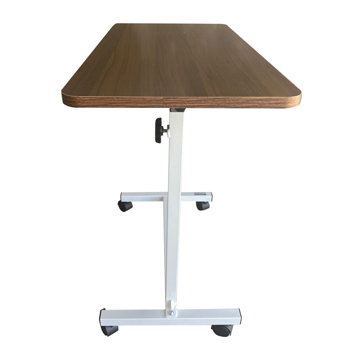 MAXCARE - Mesa con Ruedas Ajustable para Cama Clínica Café. MAXCARE