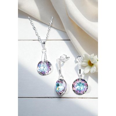 Imagen 2 del producto Conjunto Plata 925 Gracia creado con cristales de Swarovski® Vitral Light