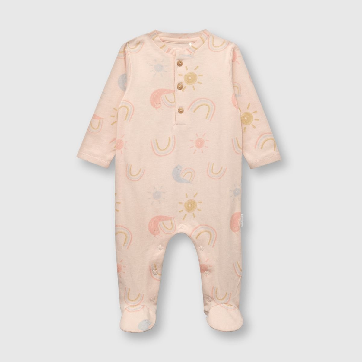 COLLOKY - Osito de bebé niña arcoiris bloosom (0 a 9 meses)