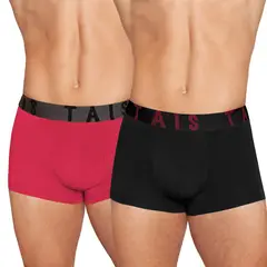 TAIS - 2 Unidades Bóxer Bamboo Ultra Fresco Negro.-