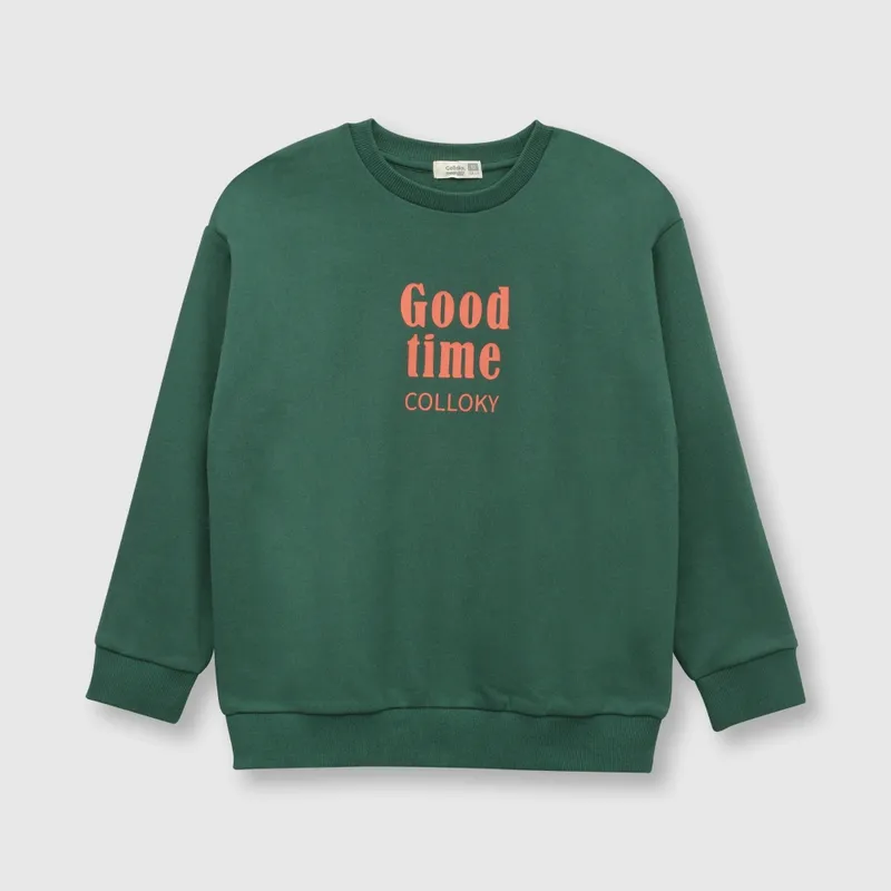 COLLOKY - Polerón de niño estampado (2 a 12 años)