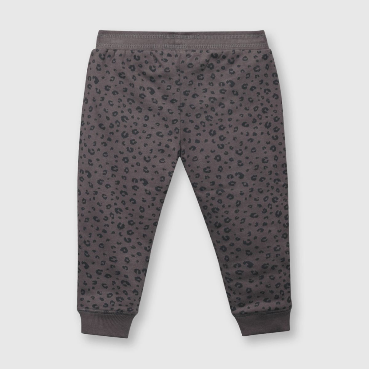 COLLOKY - Pantalón de bebé niña animal print grafito (3 a 36 meses)