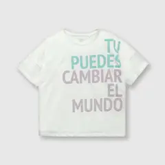 COLLOKY - Polera de niña reciclada lila (2 a 12 años)