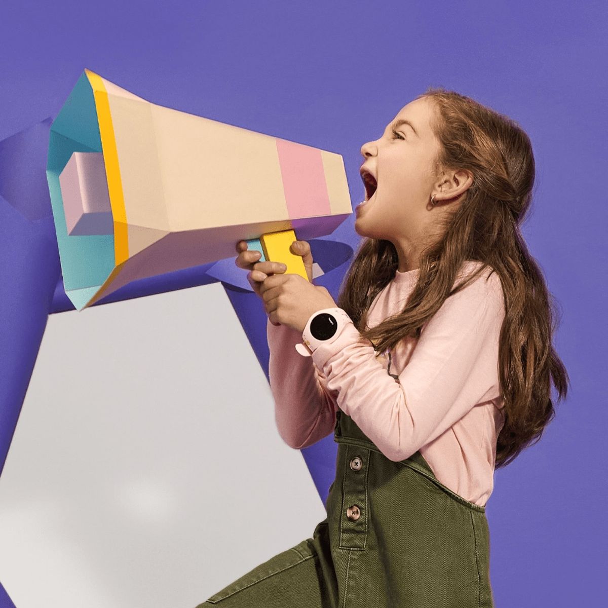 COLLOKY - Polera de niña estrella rosada (2 a 12 años)._