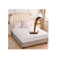 Protector Para Colchón de Plaza Y Media Impermeable Blanco