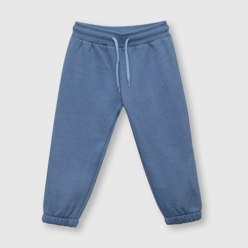 COLLOKY - Pantalón de bebé niña de buzo con elastico lavanda (3 a 36 meses)