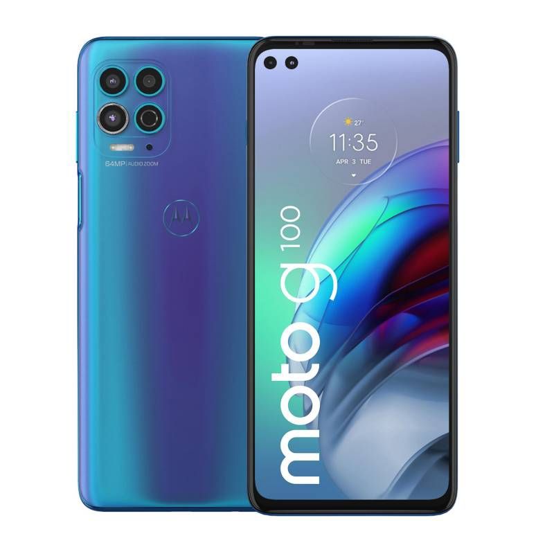 MOTOROLA - Motorola Moto G100 5G 128GB - Reacondicionado - Verde Boreal
