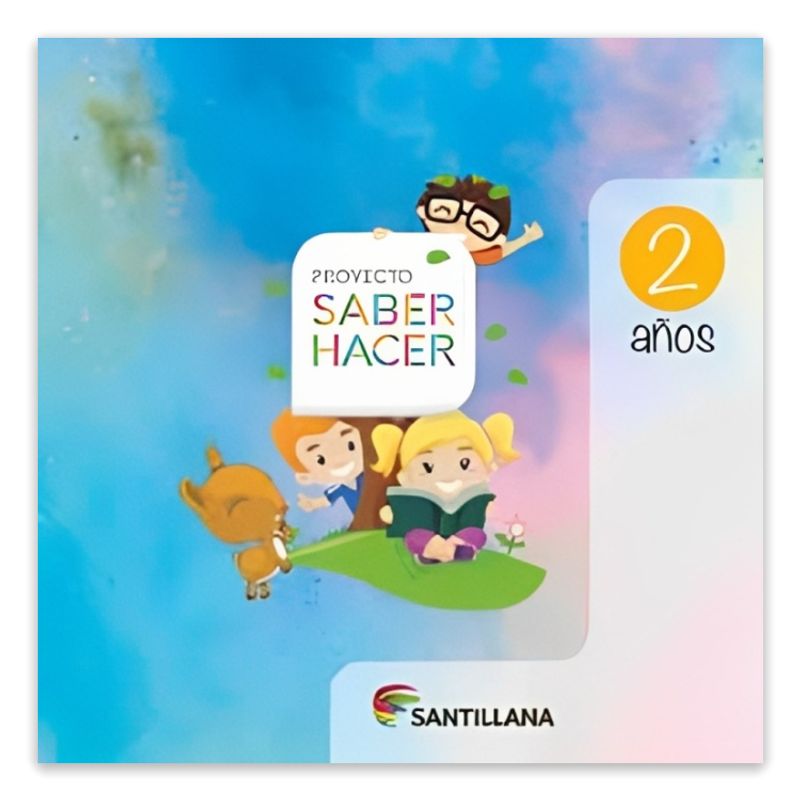 TOP10BOOKS - CAJA PARVULO 2 ANOS SABER HACER (LIBRO INTEGRADO + MATERIAL CONCRETO ). Editorial: Santillana