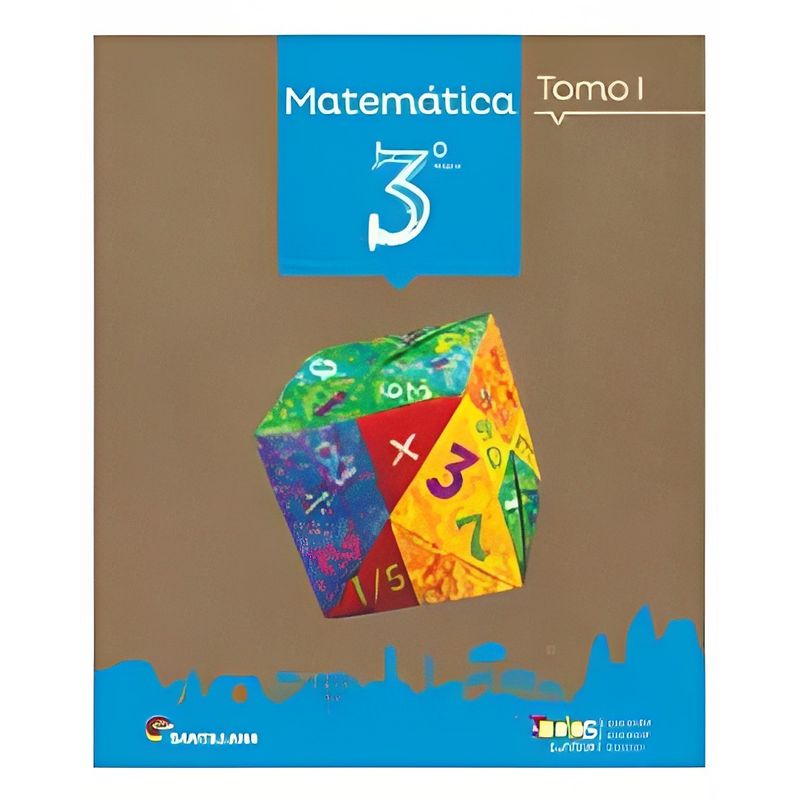 TOP10BOOKS - MATEMATICA 3 BÁSICO TODOS JUNTOS  (2 TOMO  + CUADERNO). Editorial: Santillana