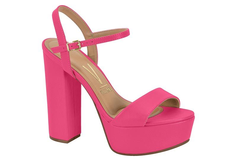 Sandalia Plataforma Rosada Gloss Vegana
