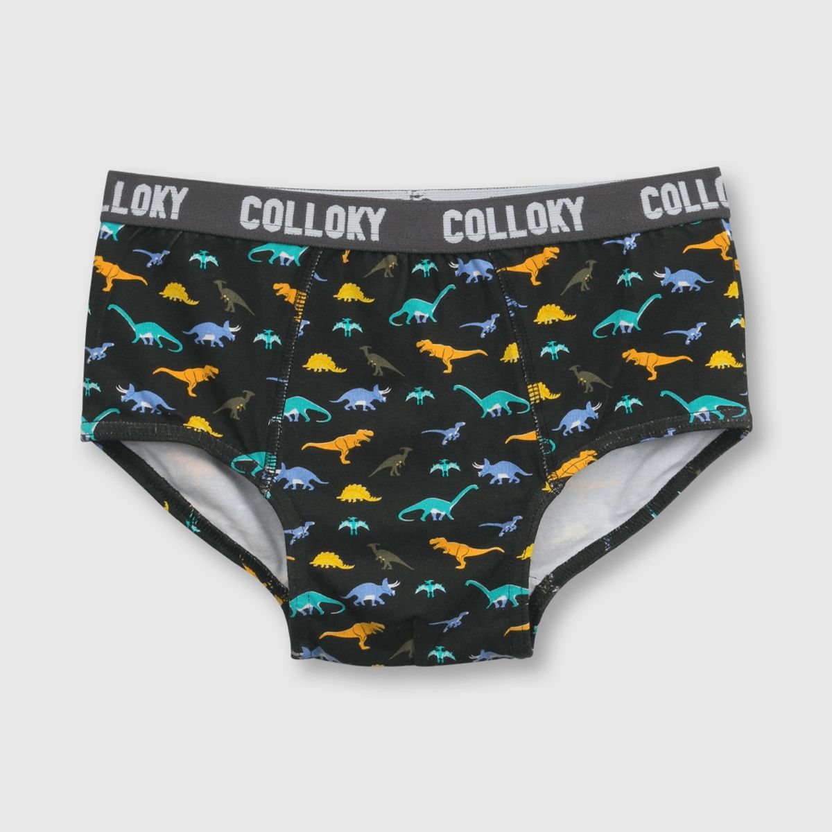 COLLOKY - Calzoncillo de niño 3 pack dinos (2 a 12 años).