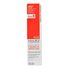 AGE BEAUTIFUL - Tinte Permanente Anti-Edad En Crema Liquida De 60 ml Castaño Rojizo 4RM Age