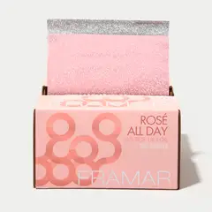 GENERICO - Papel aluminio Framar rosado 500 un