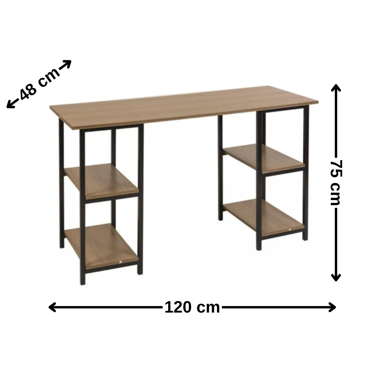 GENERICO - Escritorio 120x48x75cm San Diego Bighouse