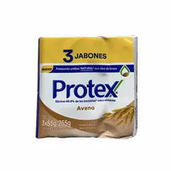 PROTEX - Pack 03 Jabón en Barra Avena 85g C/u