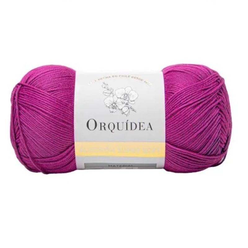 GENERICO - Algodon Super Soft Orquidea 100grs - Fucsia