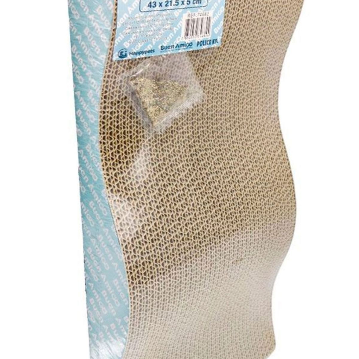 GENERICO - Rascador para gatos con catnip 40cmx21cm