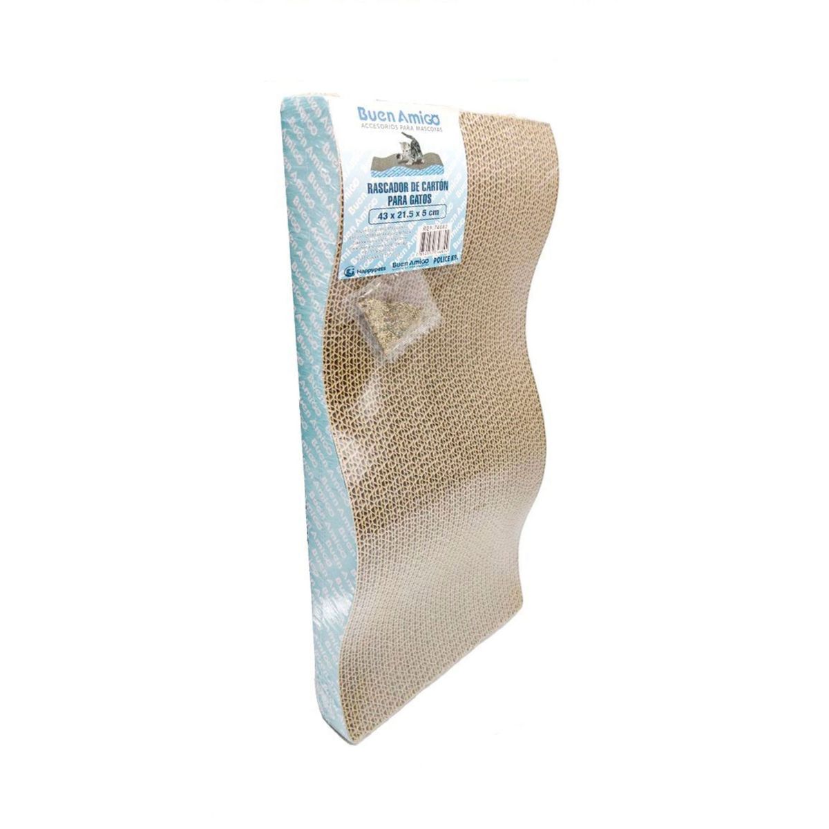 GENERICO - Rascador para gatos con catnip 40cmx21cm