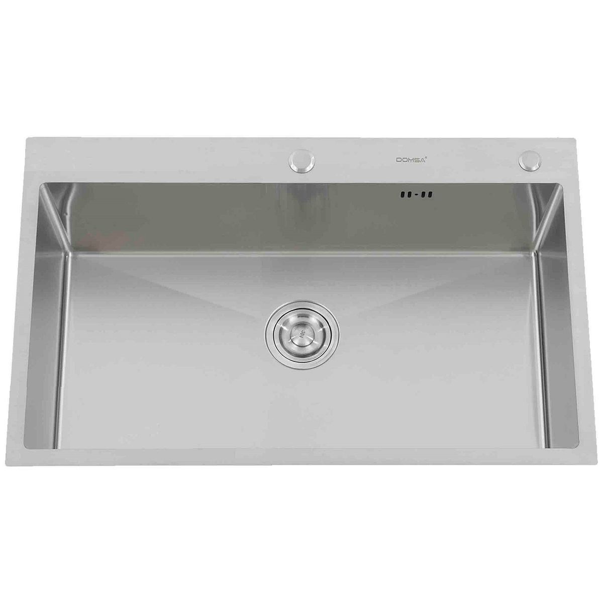 DOMSA - Lavaplatos Deluxe Domsa MDS8050A Silver Sobre Cubierta  80x50x21 cm