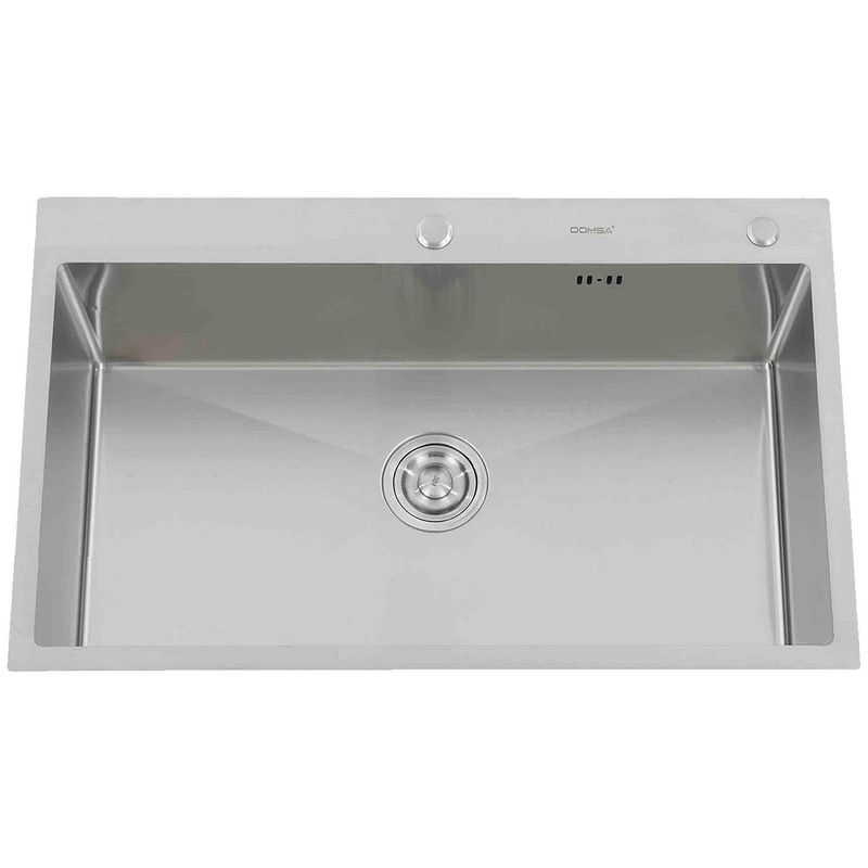 DOMSA - Lavaplatos Deluxe Domsa MDS8050A Silver Sobre Cubierta  80x50x21 cm