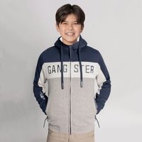 Niño Polerón Fullzipper Fleece Fun Azul