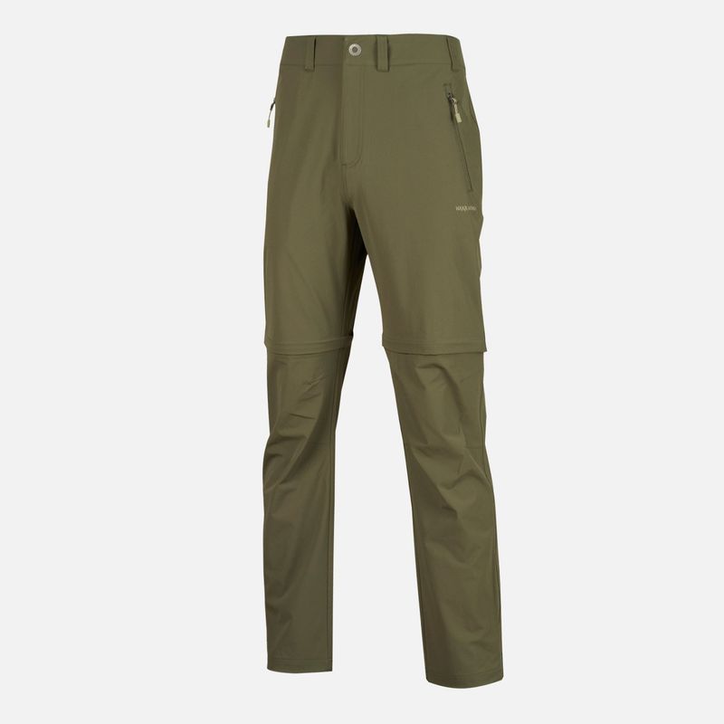 HAKA HONU - Pantalon Hombre Desmontalo Verde Oscuro Haka Honu