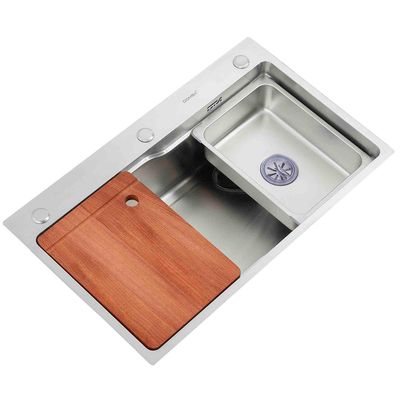 Imagen 2 del producto Lavaplatos Deluxe MDS7545A Silver Sobre Cubierta 75x46x20 cm