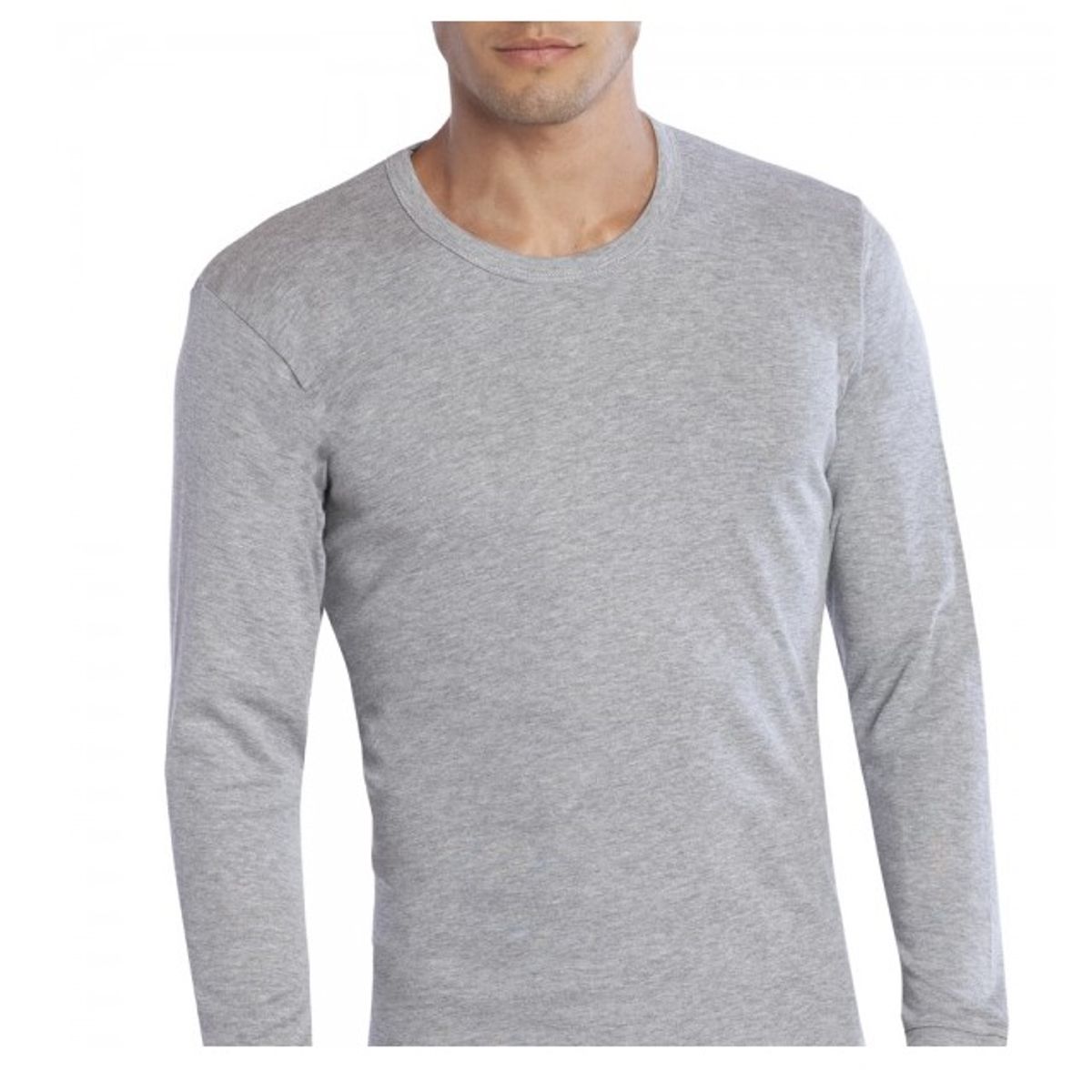 GARSIL - Pack 3 Polera Manga Larga De Algodon - Camiseta Interior Para Hombre