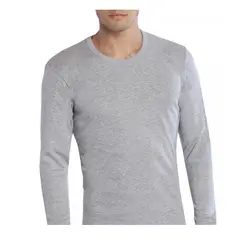 GARSIL - Pack 3 Polera Manga Larga De Algodon - Camiseta Interior Para Hombre