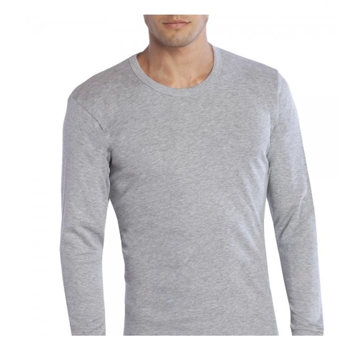 GARSIL - Pack 3 Polera Manga Larga De Algodon - Camiseta Interior Para Hombre