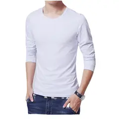 GARSIL - Pack 3 Polera Manga Larga De Algodon - Camiseta Interior Para Hombre
