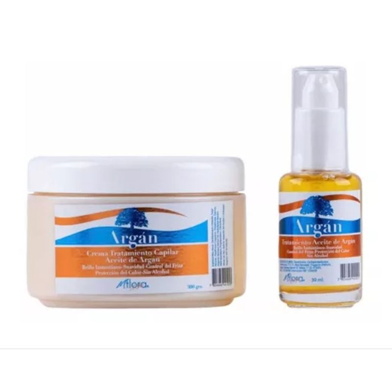GENERICO - Kit Crema Argan 300g Flora +  Aceite De Argan 30ml