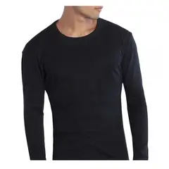 GARSIL - Conjunto Polera Manga Larga Calzoncillo Largo De Algodon Para Hombre
