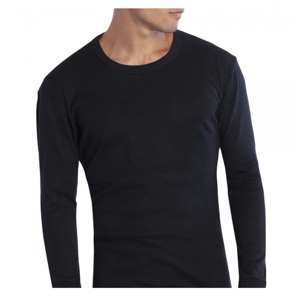 GARSIL - Conjunto Polera Manga Larga Calzoncillo Largo De Algodon Para Hombre