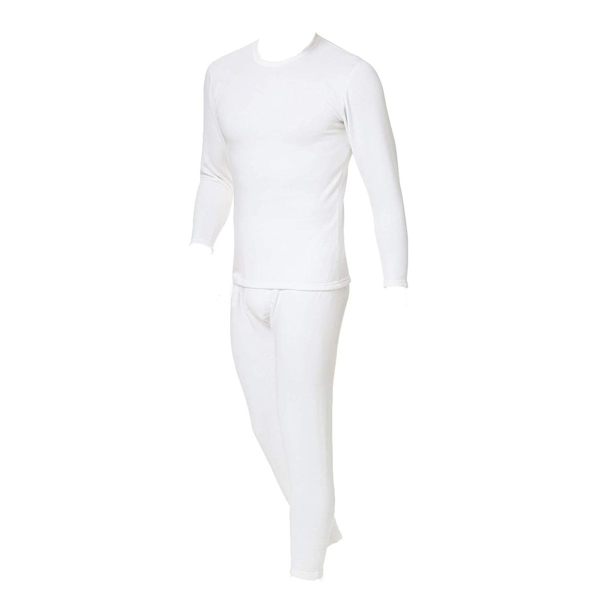 GARSIL - Conjunto Polera Manga Larga Calzoncillo Largo De Algodon Para Hombre