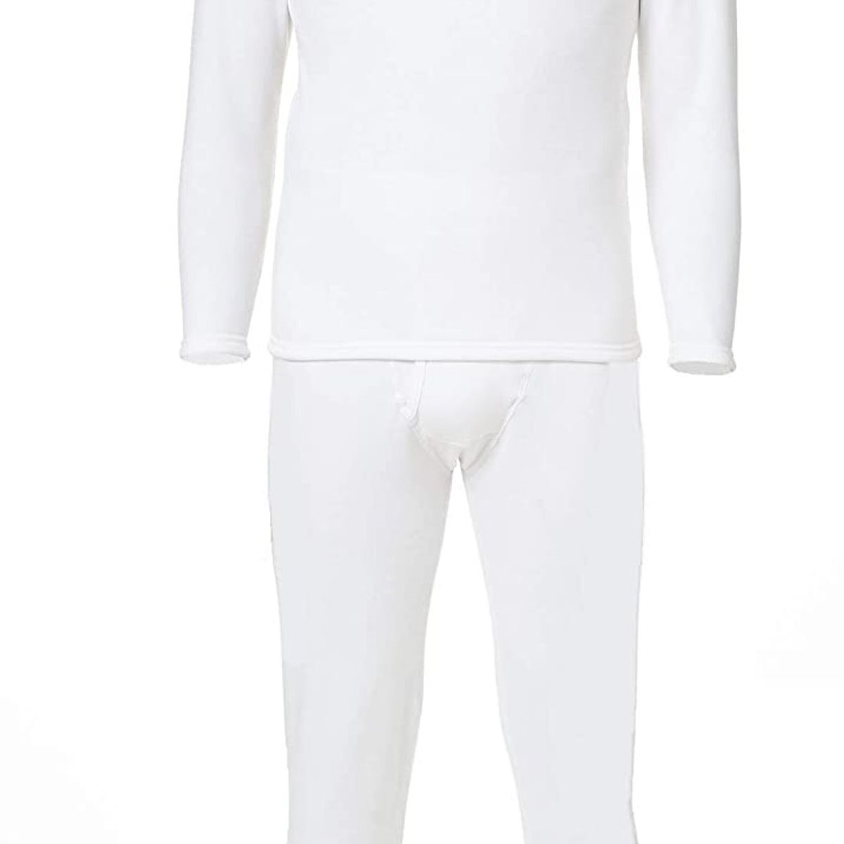 GARSIL - Conjunto Polera Manga Larga Calzoncillo Largo De Algodon Para Hombre