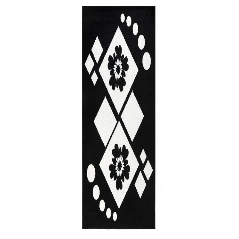 MODA ALFOMBRAS - ALFOMBRA PASILLO AMIGO NEGRA 70 X 230 CM