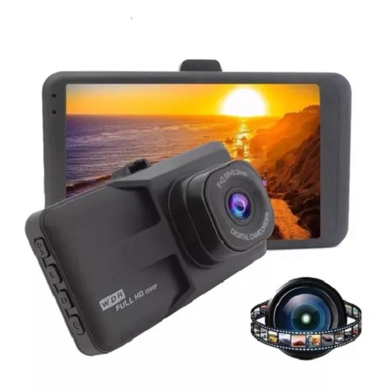 GENERICO - Frontal Cámara Auto Seguridad Lcd Hd Dvr Hd1080p 240057