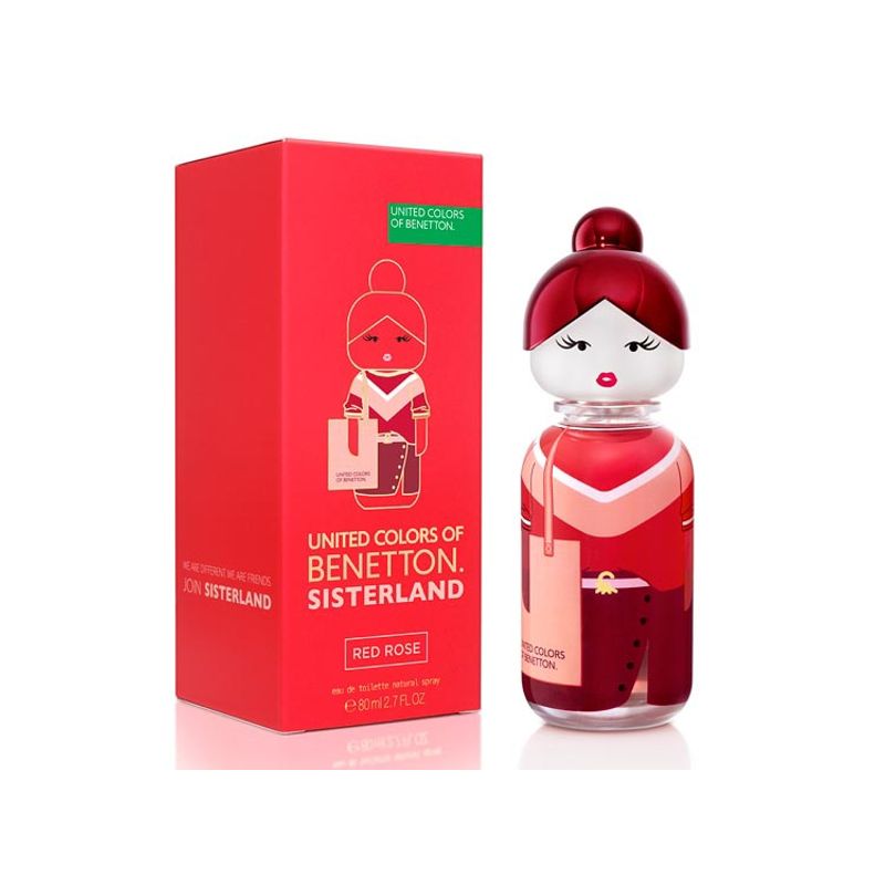 BENETTON - Perfume Benetton Sisterland Red Rose Edt 80ml Mujer