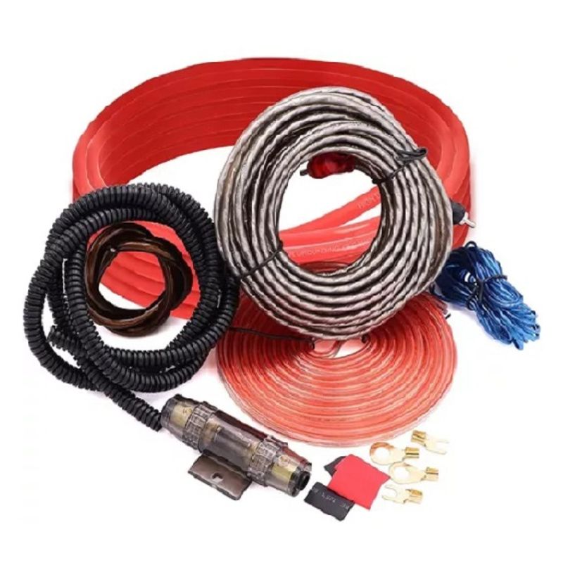 GENERICO - Kit Cables Para Amplificador Subwoofer Auto Premium / 213006