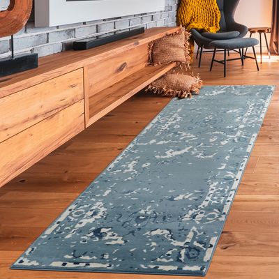 Imagen 2 del producto ALFOMBRA PASILLO BABIL COLECTION AZUL 70 x 230 cm