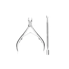 GENERICO - Cortar Cutícula Plateada Y Repujador De Cuticula