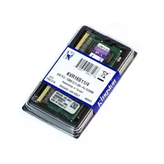 KINGSTON - Memoria Ram Notebook Sodimm DDR3 4GB 1600Mhz KVR16S114