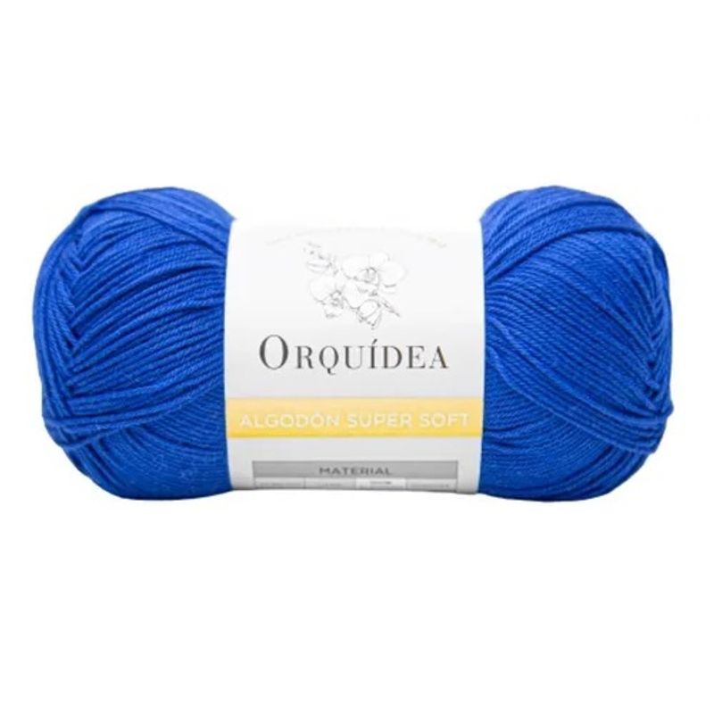 GENERICO - Algodon Super Soft Orquidea 100grs - Azul Rey