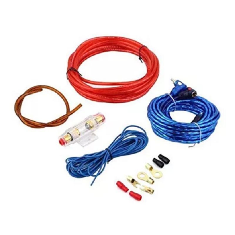 GENERICO - Kit Cables Para Amplificador Subwoofer 1500w Auto / 213005