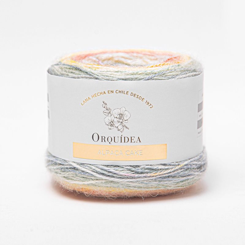 GENERICO - Lana Alpaca Cake Orquidea 100grs - Pastel