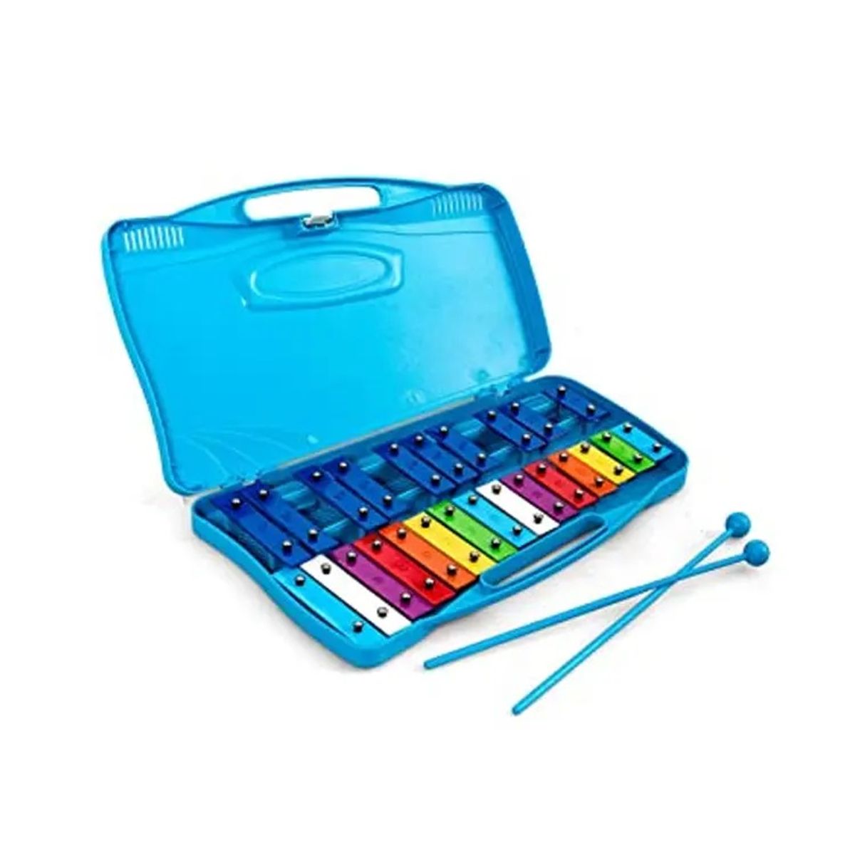 GENERICO - Metalófono Cromatico 25 Notas Infantil Azul Klip Klap