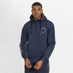 GANGSTER - Polerón Fullzipper Fleece Power Azul