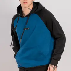 GANGSTER - Polerón Hoddie Fleece Everyday Azul