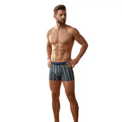 GARSIL - X3 Boxer Con Fibra de Bambu Para Hombre - Diseño Rayas